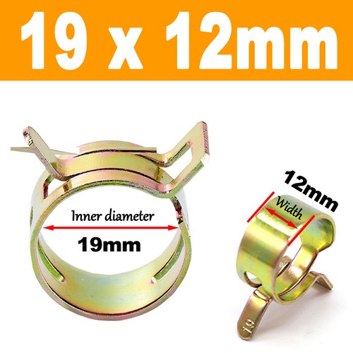 4mm - 46mmFuel Line Hose Spring Clips Water Pipe Air Tube Clamps