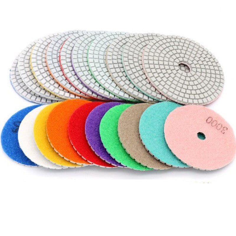 Diamond Polishing Pad 3" / 4" Buffing Pads Grinding Disc Granite Stone Marble