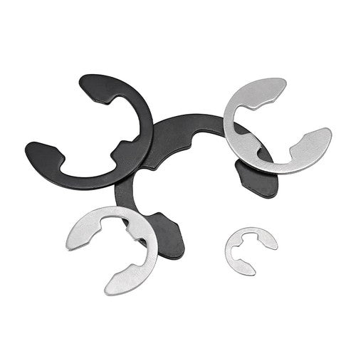 E Clips C Circlip Retaining Ring Stainless Steel Carbon Steel Kit 1.5mm - 48mm Kit - HomeDIYer
