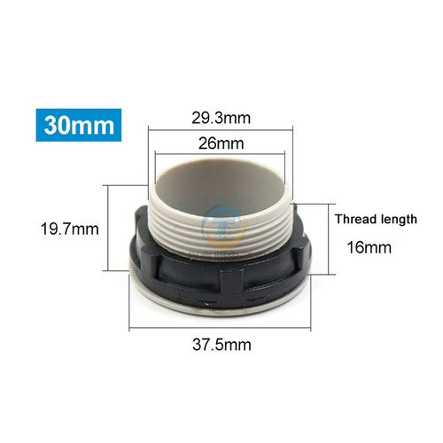 Hole Plugs 16/22/30mm Plastic Inserts Button Panel Blind Stoper Male Black/Grey