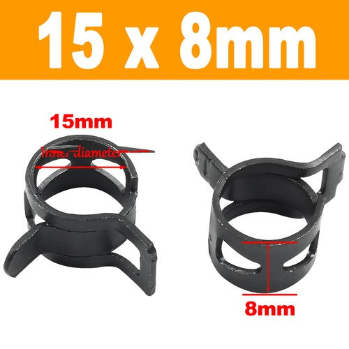 Self Clamping Spring Hose Clips Carbon Steel Clamps Sealing Radiator Heater OEM