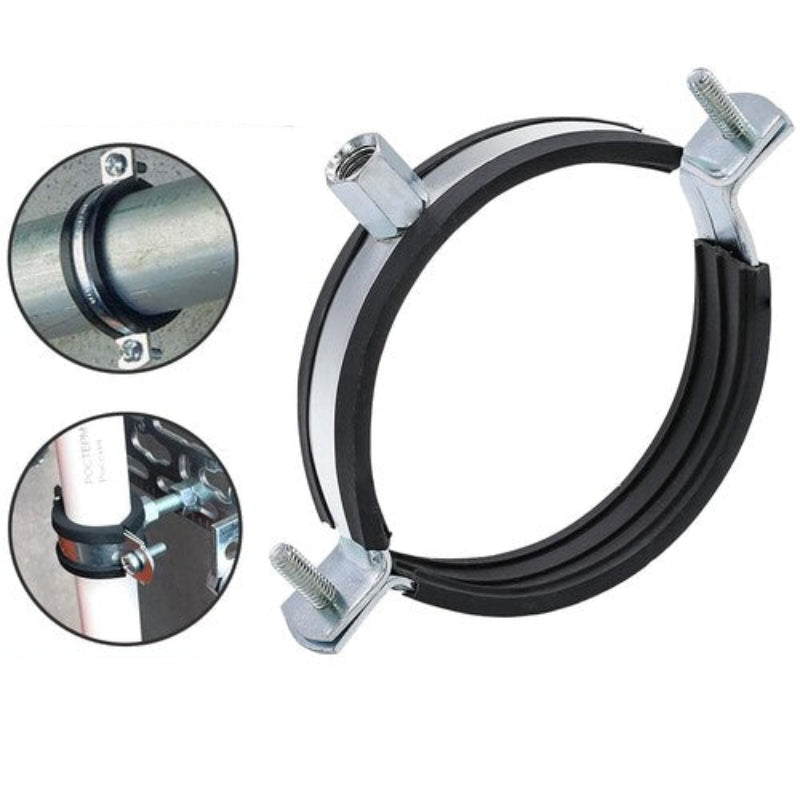 Adjustable Pipe Bracket Clamp,16-315mm Wall Ceiling Mount Iron Pipe Strap Suppor