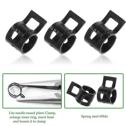 Self Clamping Spring Hose Clips Carbon Steel Clamps Sealing Radiator Heater OEM - HomeDIYer