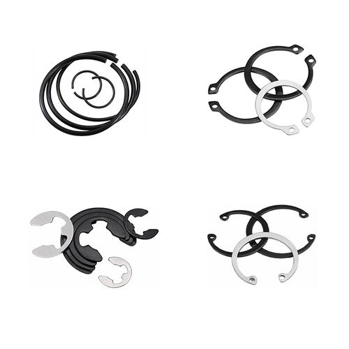 E Clips C Circlip Retaining Ring Stainless Steel Carbon Steel Kit 1.5mm - 48mm Kit - HomeDIYer