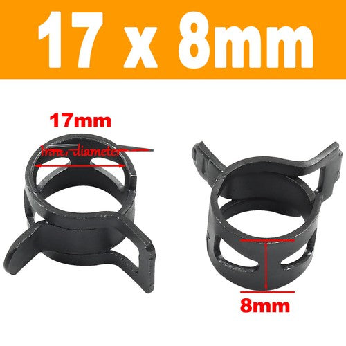 Self Clamping Spring Hose Clips Carbon Steel Clamps Sealing Radiator Heater OEM