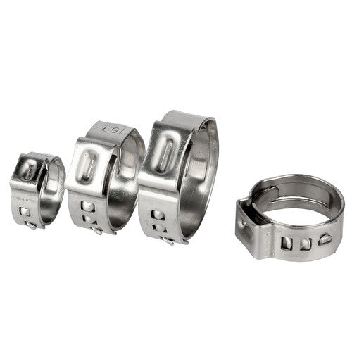 Comparison between Single Ear O-Clip and traditional screw-type clamp
