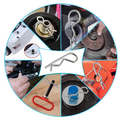 Spring-loaded R-clip, heavy-duty trailer hitch pins are widely used on tractors, farm equipment, trucks, cars, campers, lawn and garden equipment, and other hitch systems. | HomeDIYer