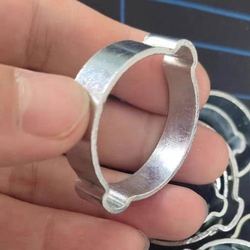 Double Ear Clamps O Clips Stainless Steel BZP Fuel Air Water Mikalors Hose Pipe - HomeDIYer