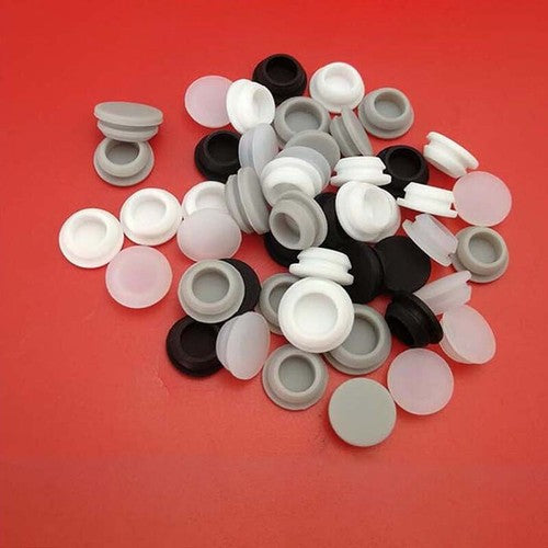Snap-on Hole Plug Silicone Rubber Blanking End Caps Seal Stopper 2.5mm ~ 14mm