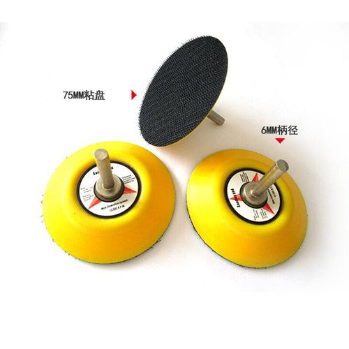 1" - 3" Hook Loop Sanding Polishing Backing Pad With 2.35mm-6mm Shank For Sander