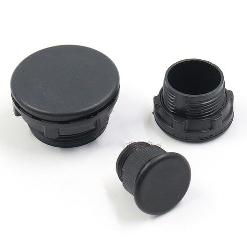 Hole Plugs 16/22/30mm Plastic Inserts Button Panel Blind Stoper Male Black/Grey