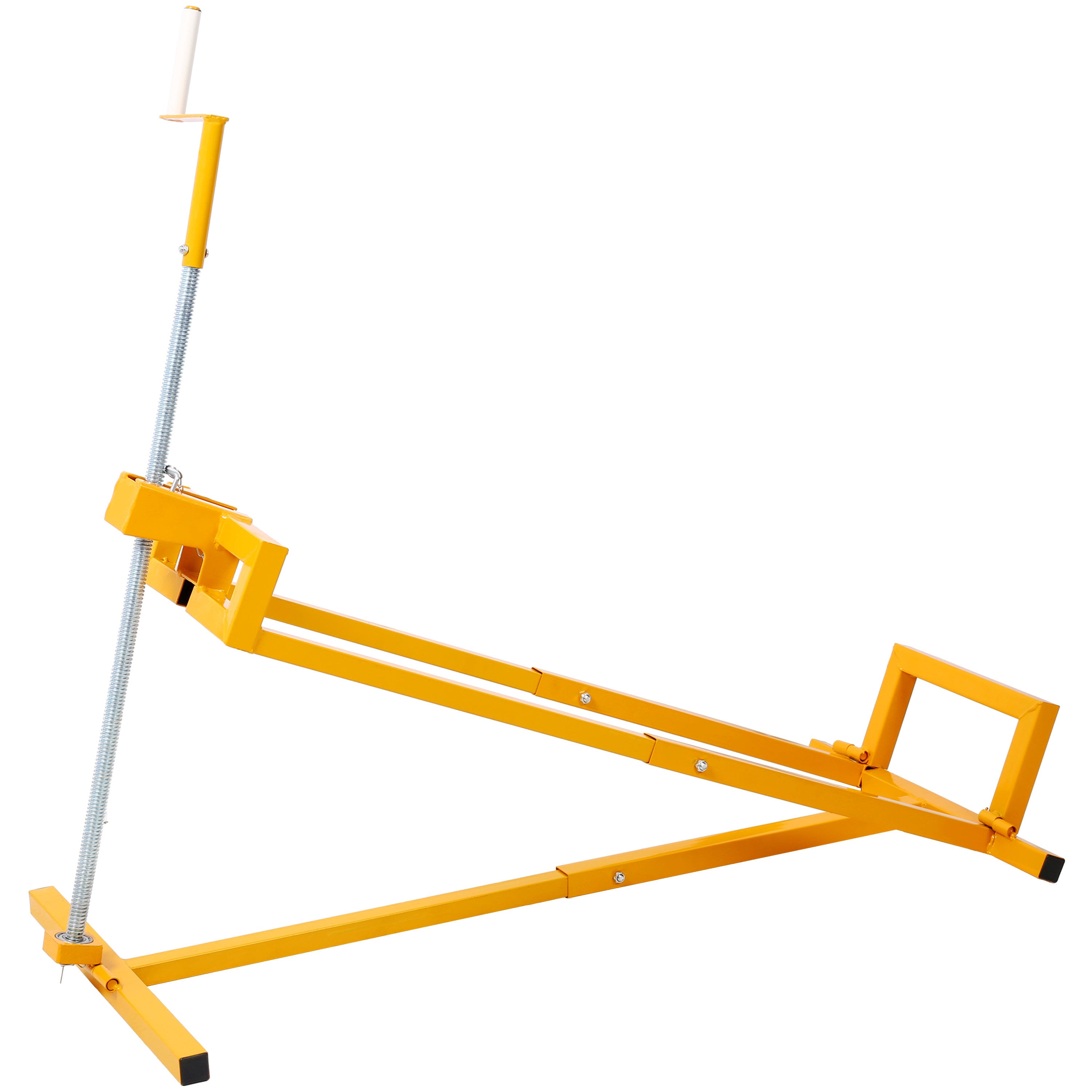 Easy Lawn Mower Lift for Riding Tractors , 800 Lbs Capacity Lawn Tractor Lifter, Ride-on Mower, Cleaning Aid, Universal, Lawn Tractor Lift, Lawn Tractor + 45° Tilt Adjustable, Yellow