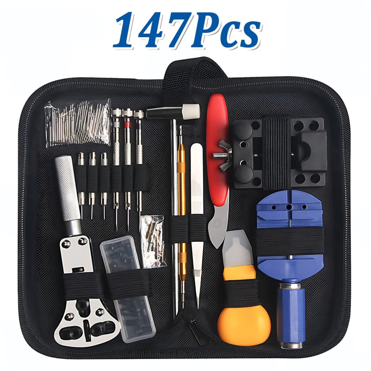 147 PCS Watch Repair Kit Watchmaker Back Case Remover Opener Link Pin Spring Bar - HomeDIYer