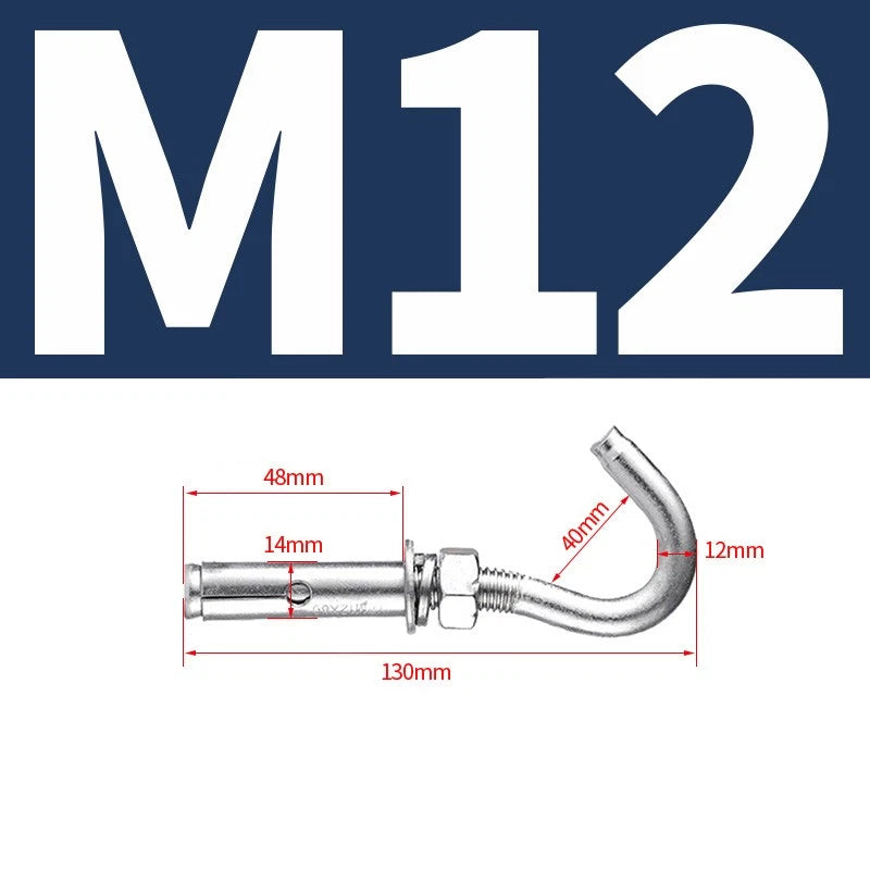 Hook Bolt Shield Anchor Expansion Bolts M6 M8 M10 M12 – Heavy Duty Wall Anchors