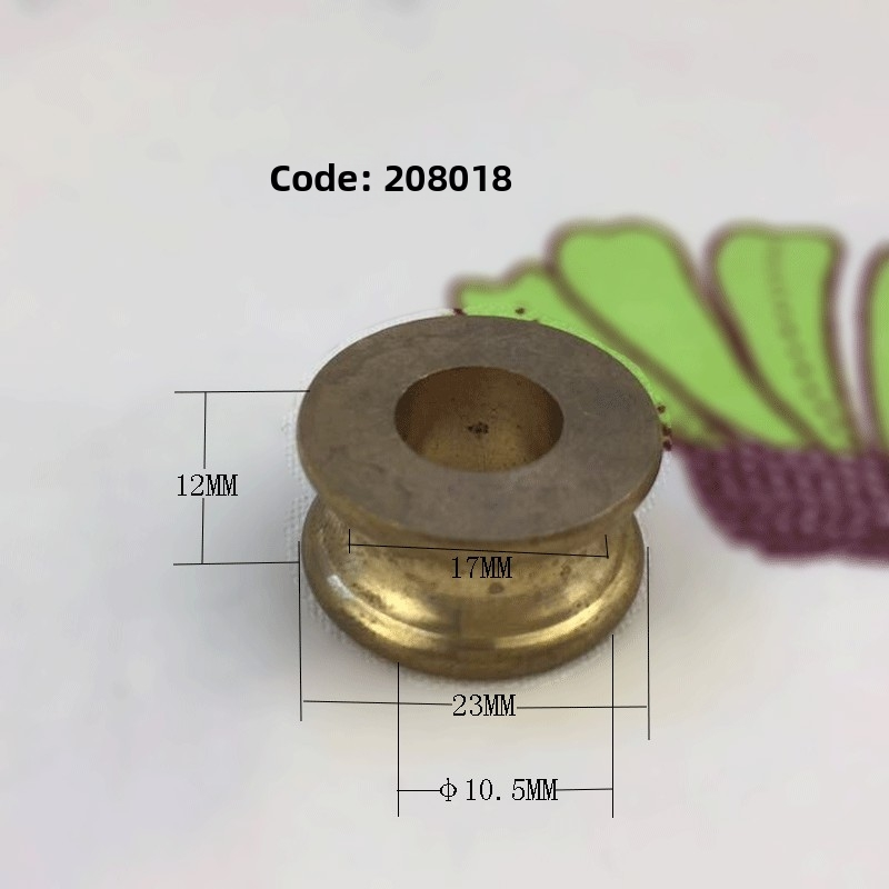 Solid Brass M10 I‑Connector with T‑Washer – 208 Brass Lamp Hardware for Pendant Lights & Fixtures
