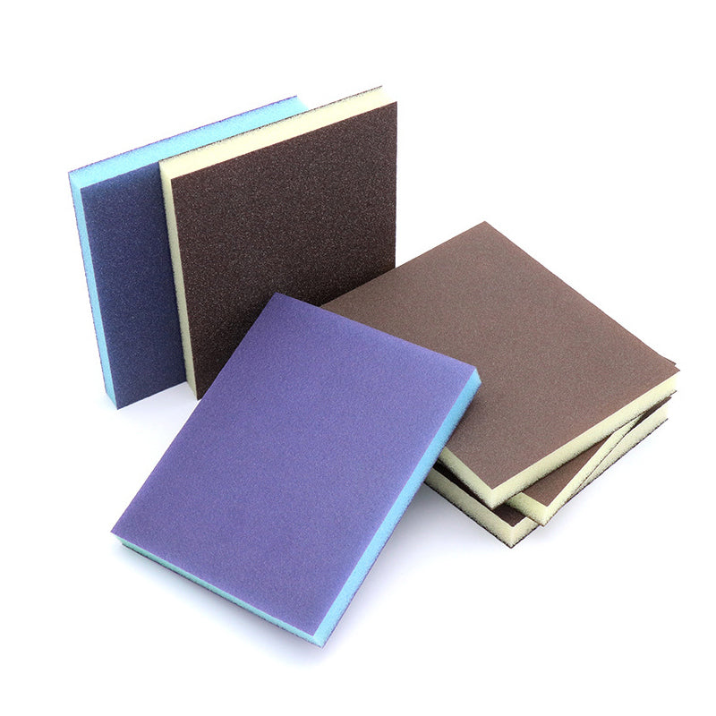 FOAM SANDING BLOCK Wet/Dry Bodywork Sandpaper Sponge Pads Extra Fine-Coarse Grit