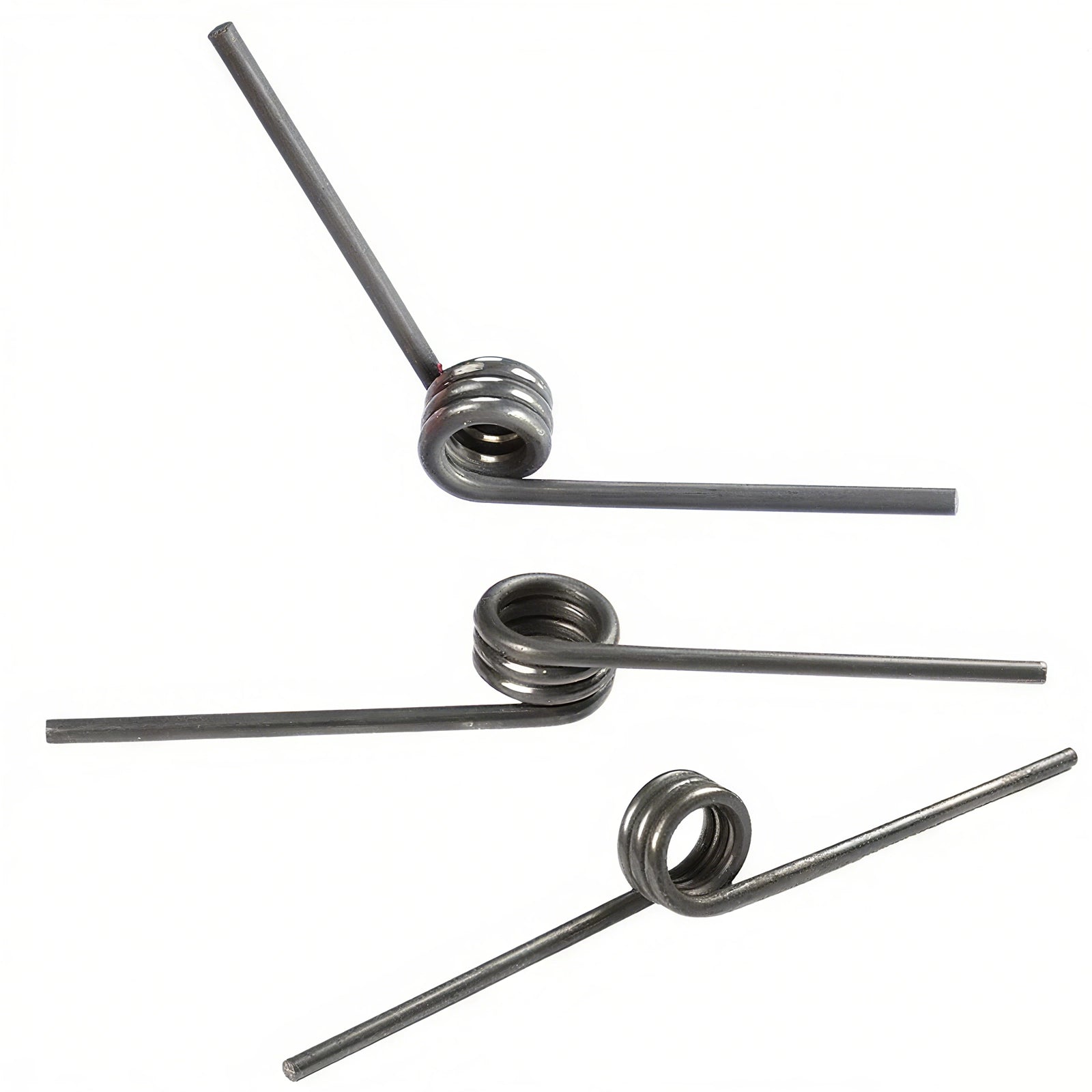 Torsion Spring 3 - 9 Coil (10 pcs), 1.6mm Wire dia, 8 ~ 18mm OD, Left spring Steel - HomeDIYer