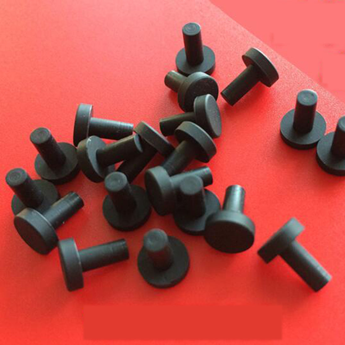 Solid Hole Silicone Plugs Blanking End Cap Tube Inserts Plug Bung Black 5 ~ 15mm