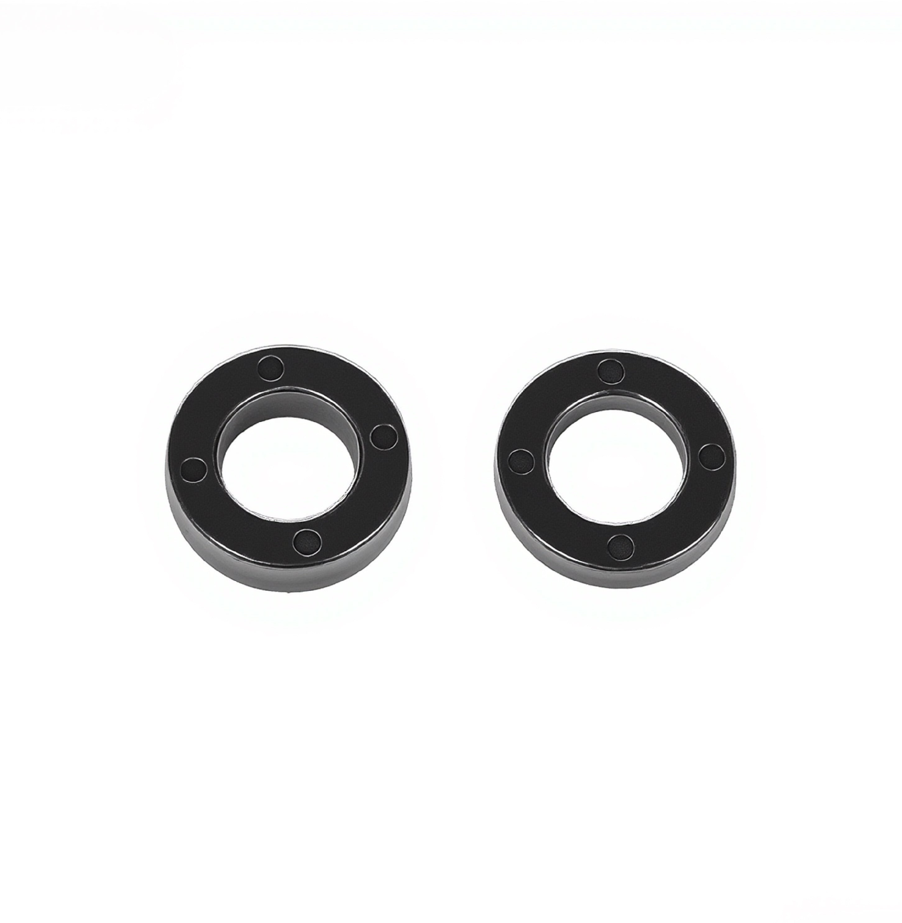 (Set of 2) 11x6.00-5 Solid Tire and Wheel – Smooth Tread, 3/4" Bearing, 5.8" Hub, for Zero Turn Mowers & Carts