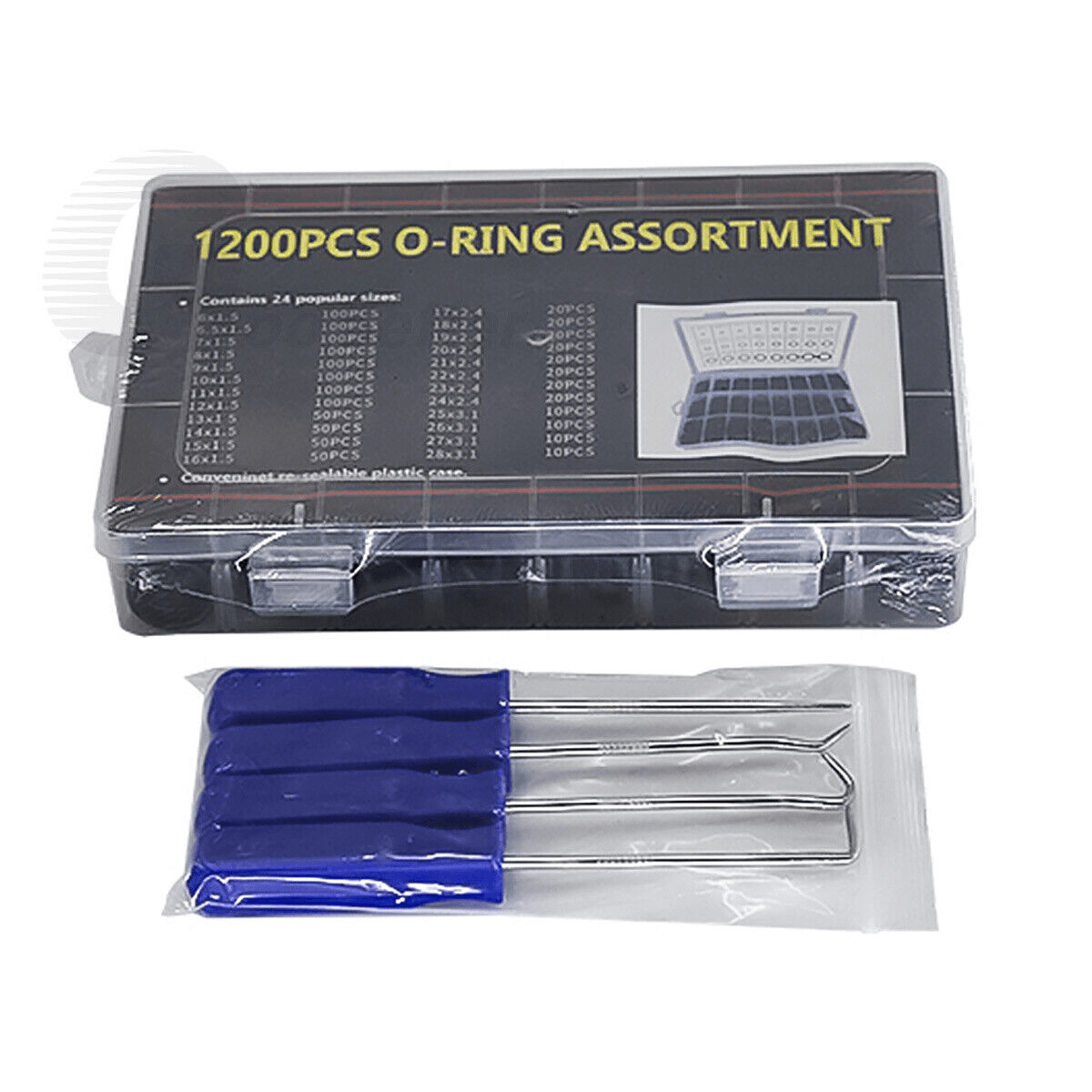 1200x O - Ring Nbr Rubber Sealing Rings Set 24 Sizes Rubber Seals+4x Mounting Hooks - HomeDIYer