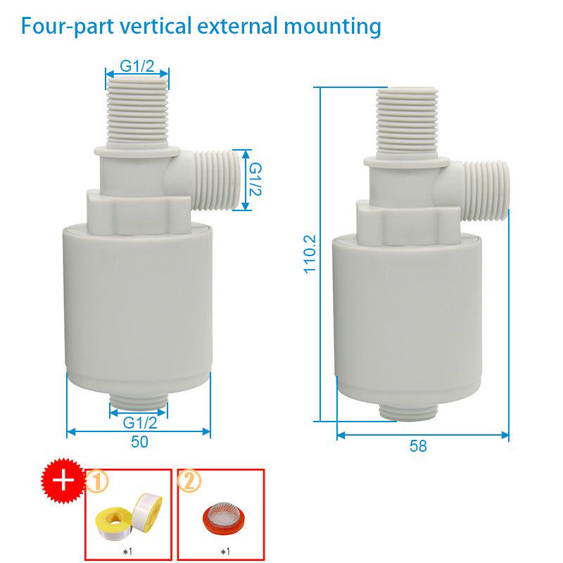 Nylon Plastic Automatic Water Level Control Valve - HomeDIYer