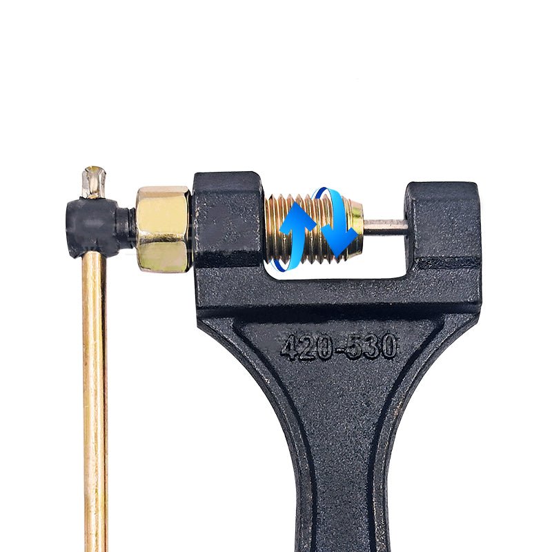 Universal Motorcycle Bicycle Chain Breaker Tool - Heavy - Duty Chain Cutter for Industrial and Bike Chains - HomeDIYer