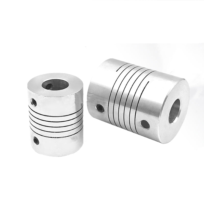 Flexible Shaft Coupling Coupler Outer Diameter 19mm Length 25mm Hole Diameter 3 4 5 6 6.35 7 8 10mm - HomeDIYer