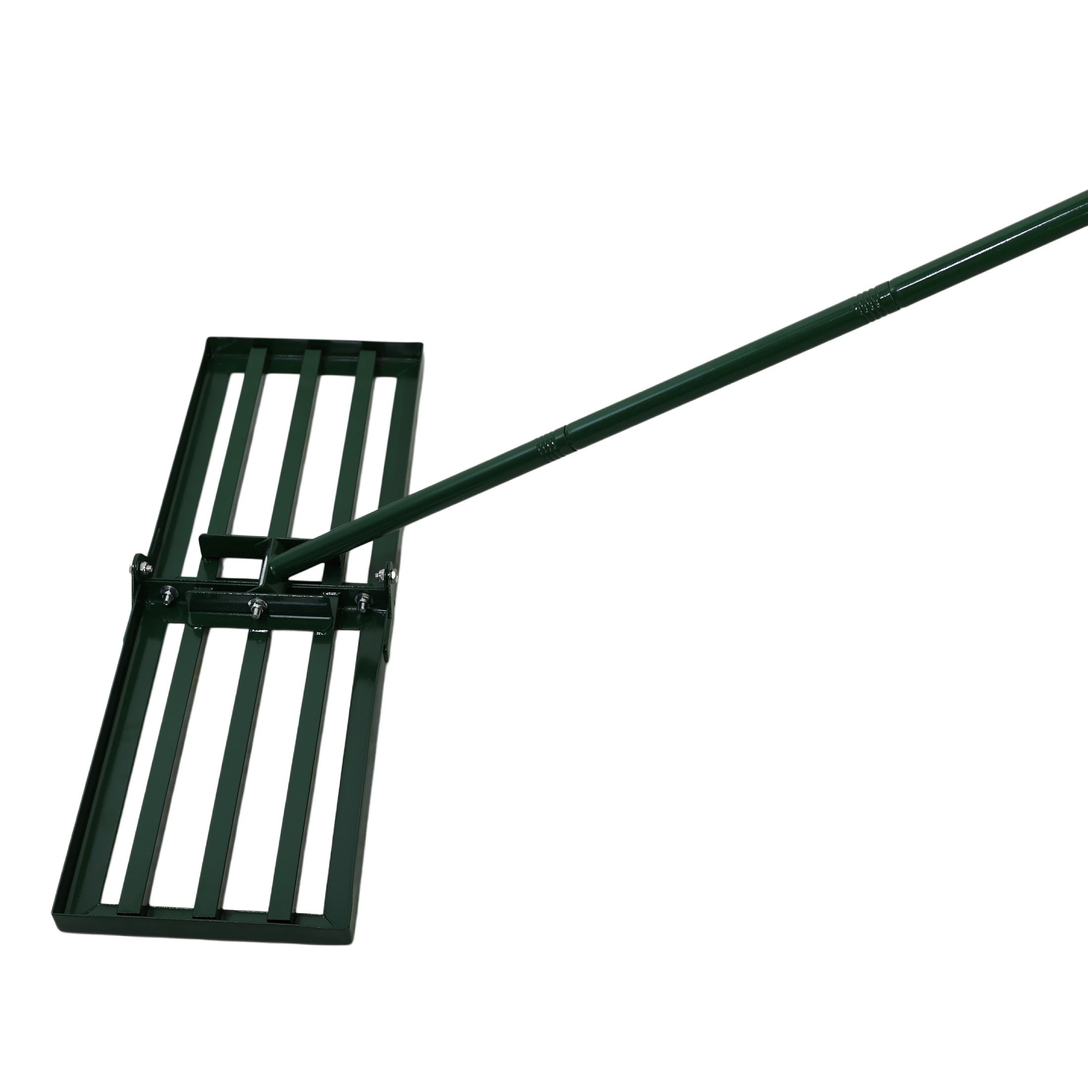 Garden backyard farmland golf course compost sand leveling with 79.5 long handle heavy duty tool lawn leveling rake