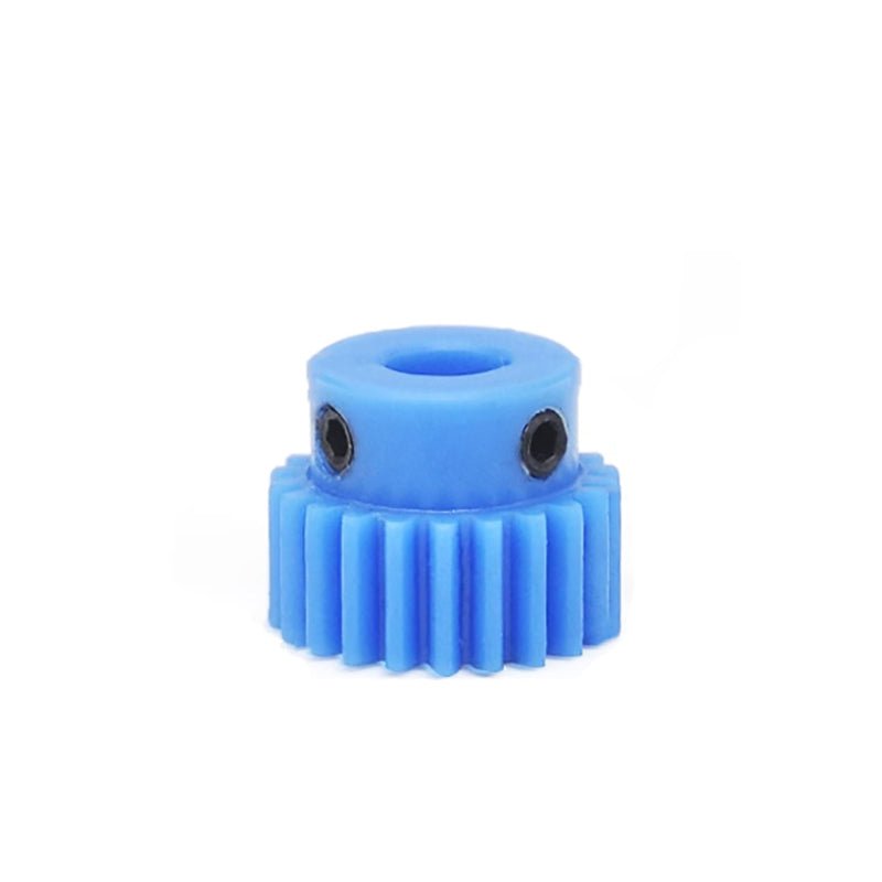 Spur Gear Module 1 (1M15T) – Metal Flanged Motor Mount Gear with 5/6/6.35/7/8mm Bore, 15 Teeth, for Rack & Pinion Systems and Industrial Drive Applications - HomeDIYer