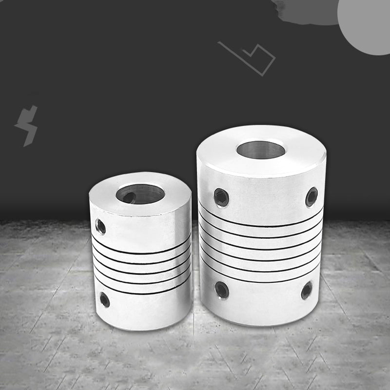 Flexible Shaft Coupling Coupler Outer Diameter 19mm Length 25mm Hole Diameter 3 4 5 6 6.35 7 8 10mm - HomeDIYer