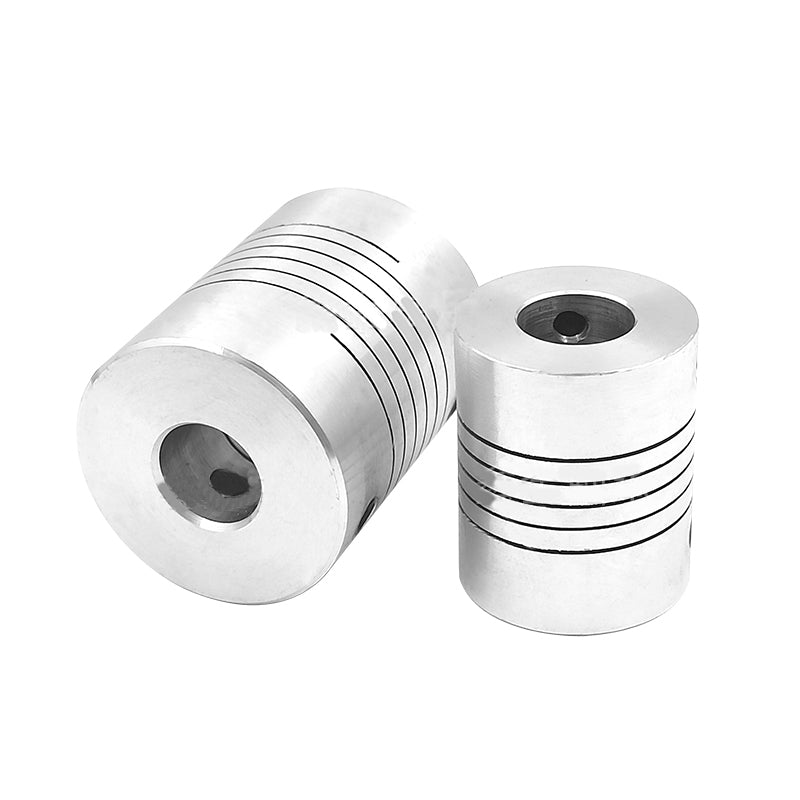 Flexible Shaft Coupling Coupler Outer Diameter 19mm Length 25mm Hole Diameter 3 4 5 6 6.35 7 8 10mm - HomeDIYer