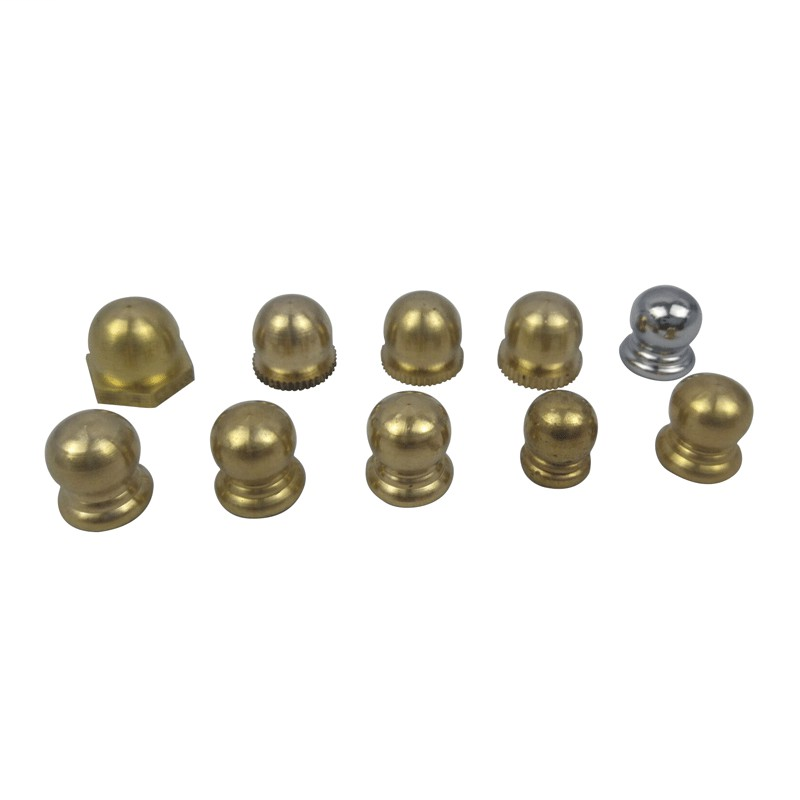 Premium Copper Round Head Cap Nuts & Hanger Nuts – M4 to M10 Decorative Hardware for Lamps & Furniture