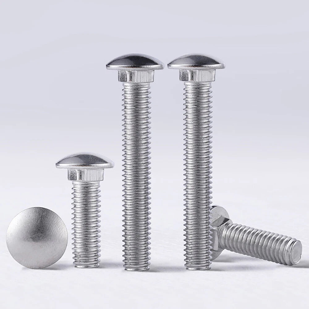 M6 M8 COACHs CUP SQUARE DOME CARRIAGE BOLTS SCREWS A2 304 STAINLESS STEEL