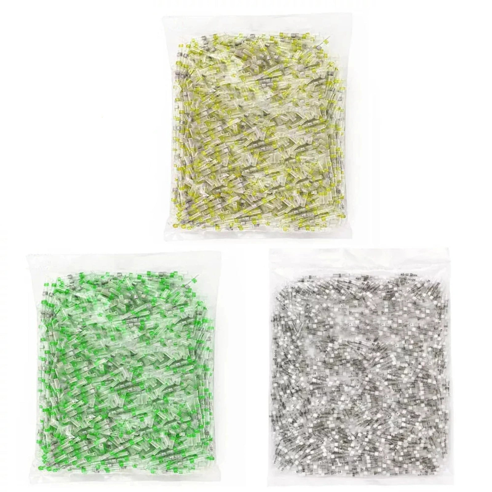 50pcs Solder Sleeve Seal Heat Shrink Butt Wire Connectors Terminals 18 - 16 AWG - HomeDIYer