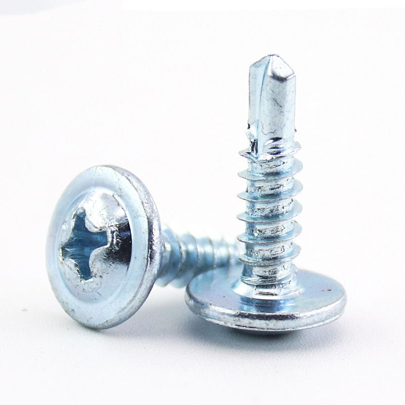 Carbon Steel Galvanized Phillips Flanged Button Head Drilling screws M4.2 - M4.8 - HomeDIYer