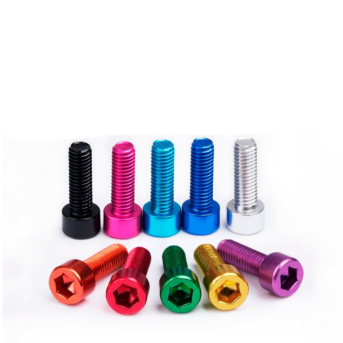 M5 Aluminum Alloy Allen Bolts Socket Cap Screws Hex Head Anodised Bolts - HomeDIYer