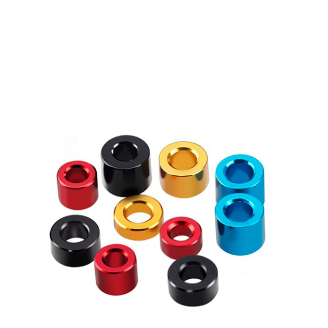 Aluminium Standoff Spacers ID M4.2mm - 6.2mm Anodised Stand Off Collar Spacer Bush - HomeDIYer