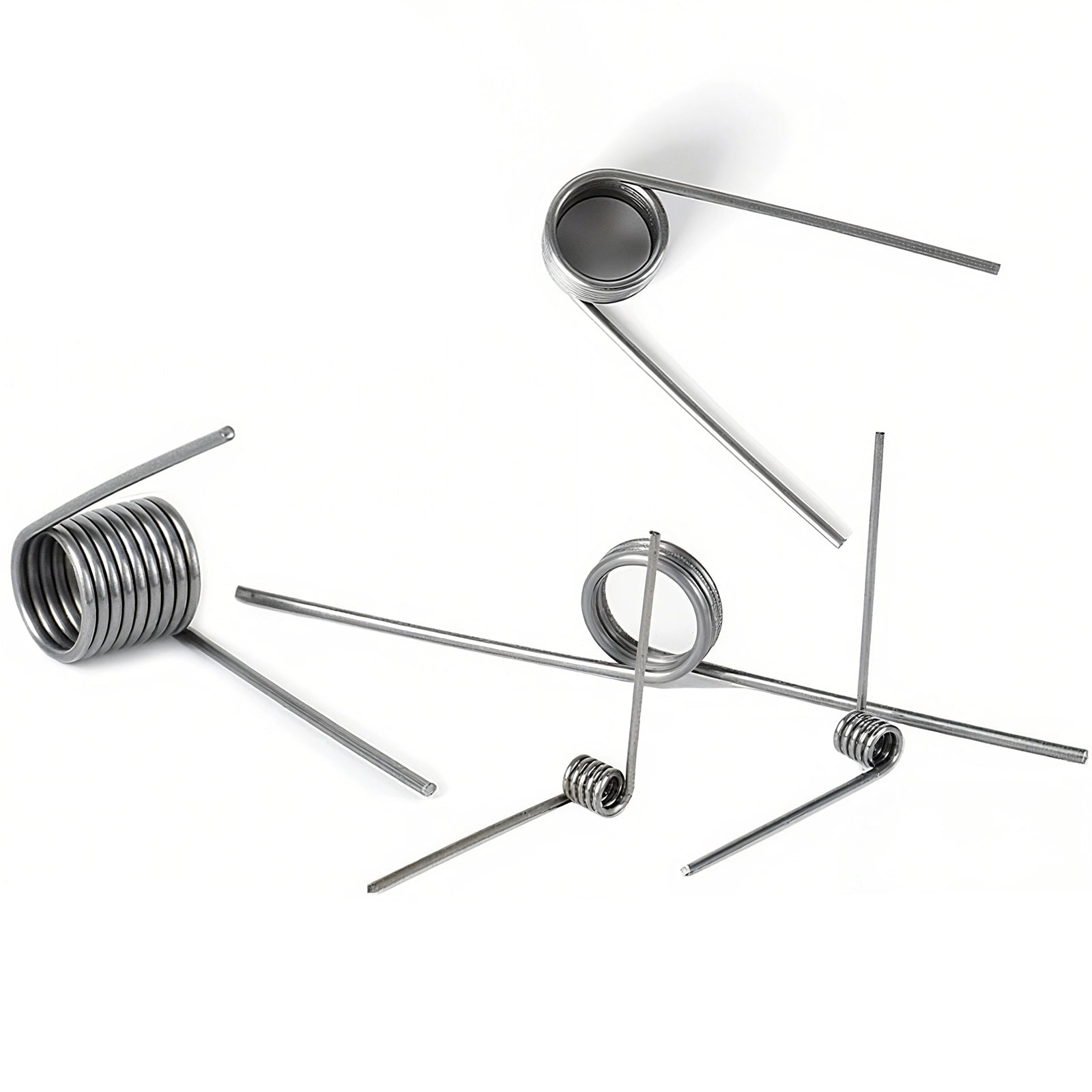 Torsion Spring (pack of 10), 0.6mm Wire diameter, 4mm - 7mm OD, Right spring - HomeDIYer