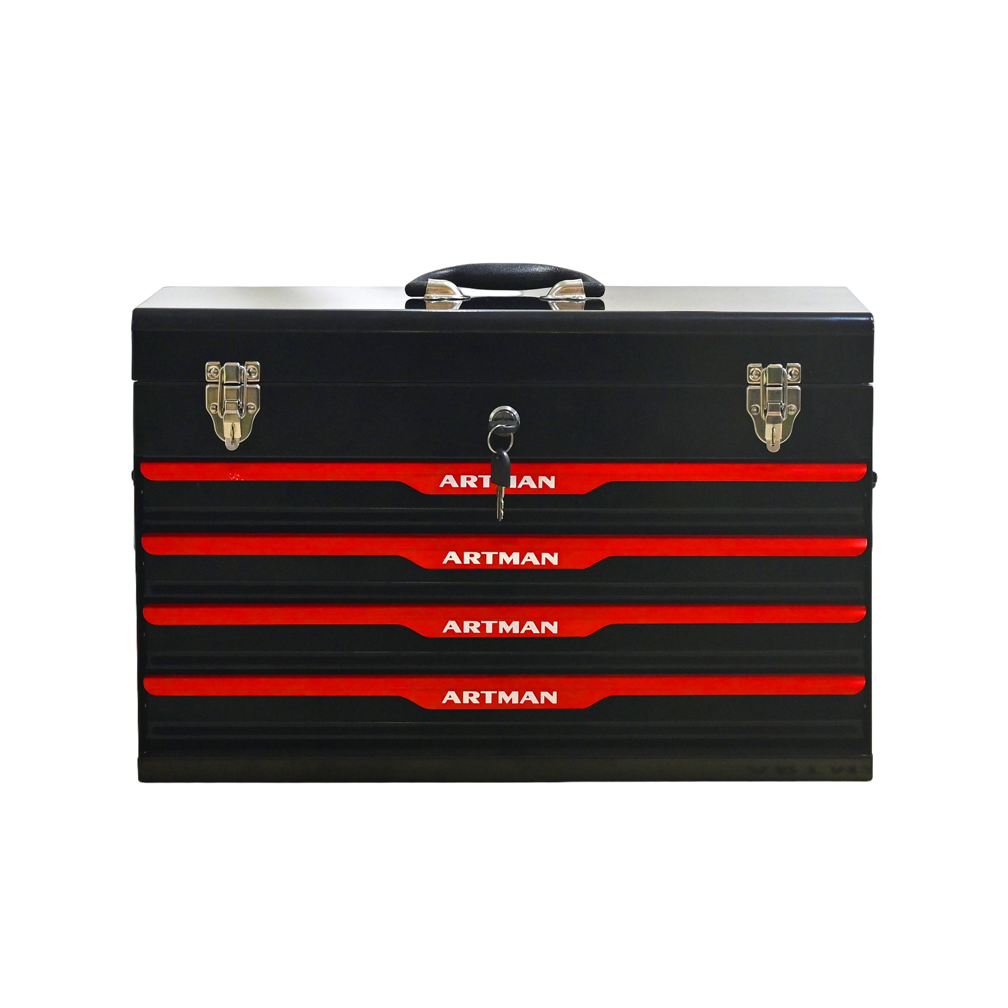 20-inch Steel Portable Tool Box with Drawers – Heavy-Duty Tool Storage Organizer