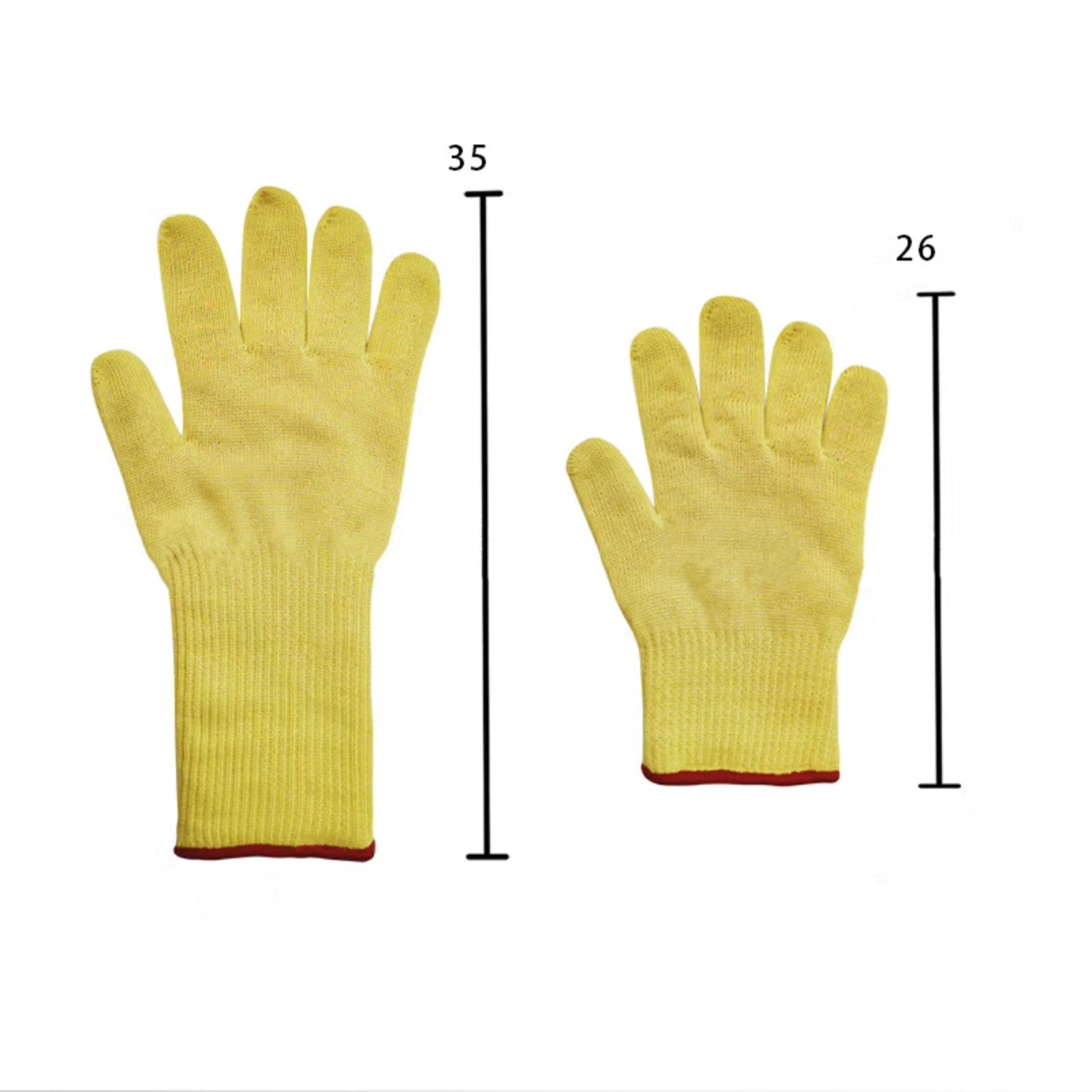 Double-Layer Aramid Heat & Cut Resistant Gloves for Steelmaking