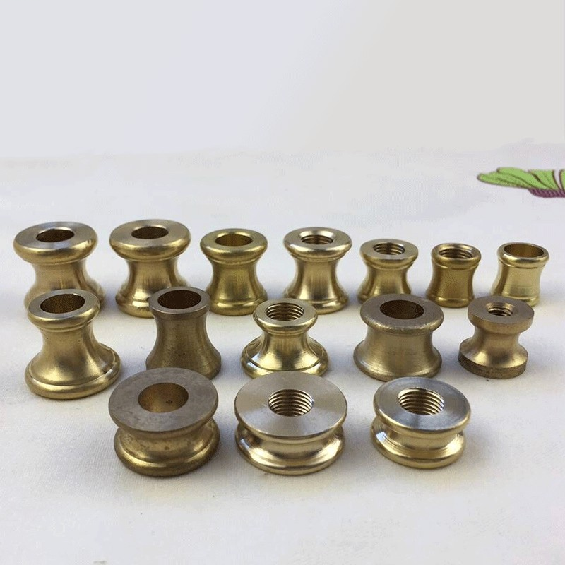 Solid Brass M10 I‑Connector with T‑Washer – 208 Brass Lamp Hardware for Pendant Lights & Fixtures