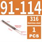 304/316 Stainless Steel Band Clamp 21-127mm for Magnetic Level Indicator & Pipes