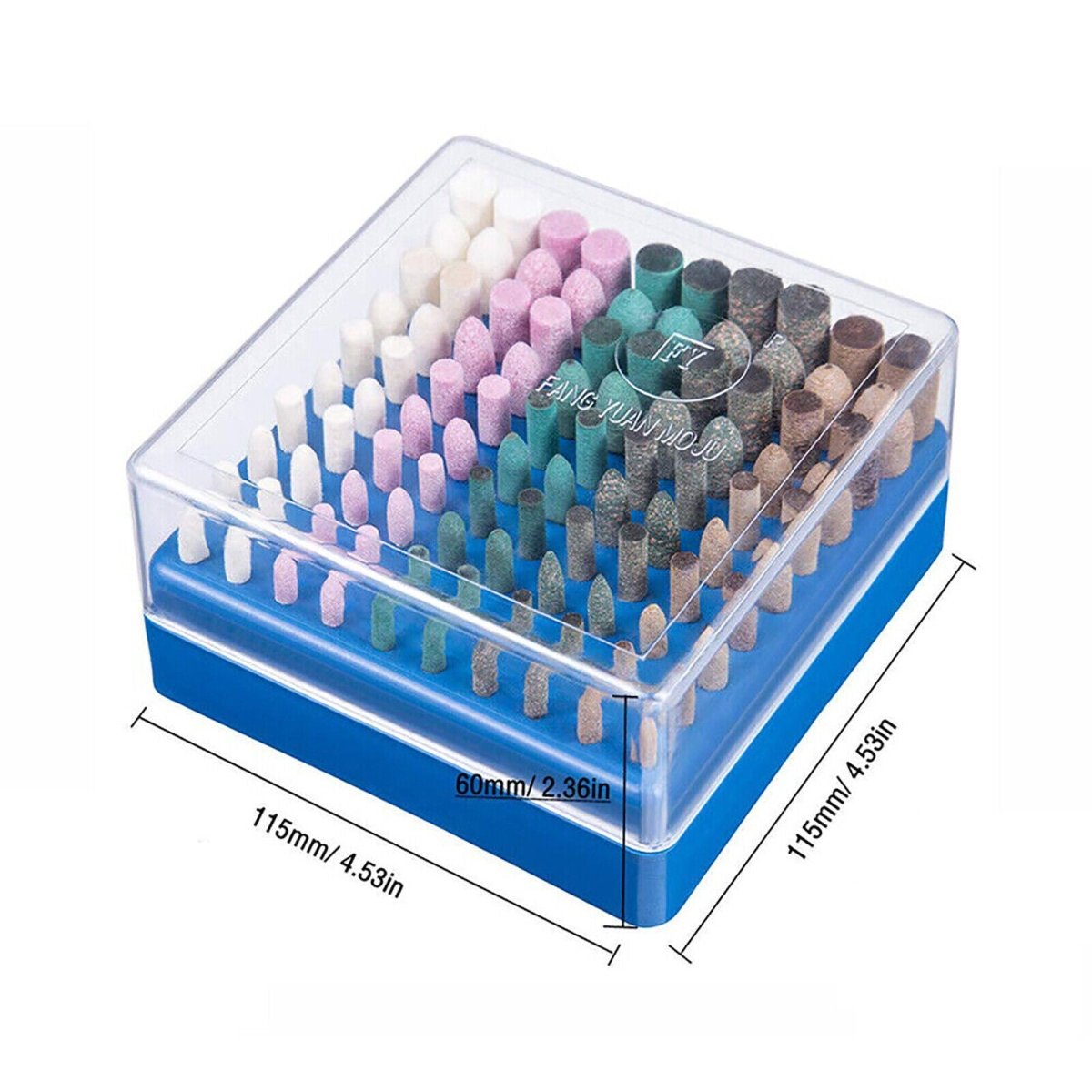 Diamond Buffing Polishing Grinding Bit Set 100 Pcs Accessory Dremel Rotary Tool - HomeDIYer