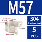 304 Stainless Steel Pipe Clamp U-Bolt Hose Clip 10 - 115mm Plumbing Fixing