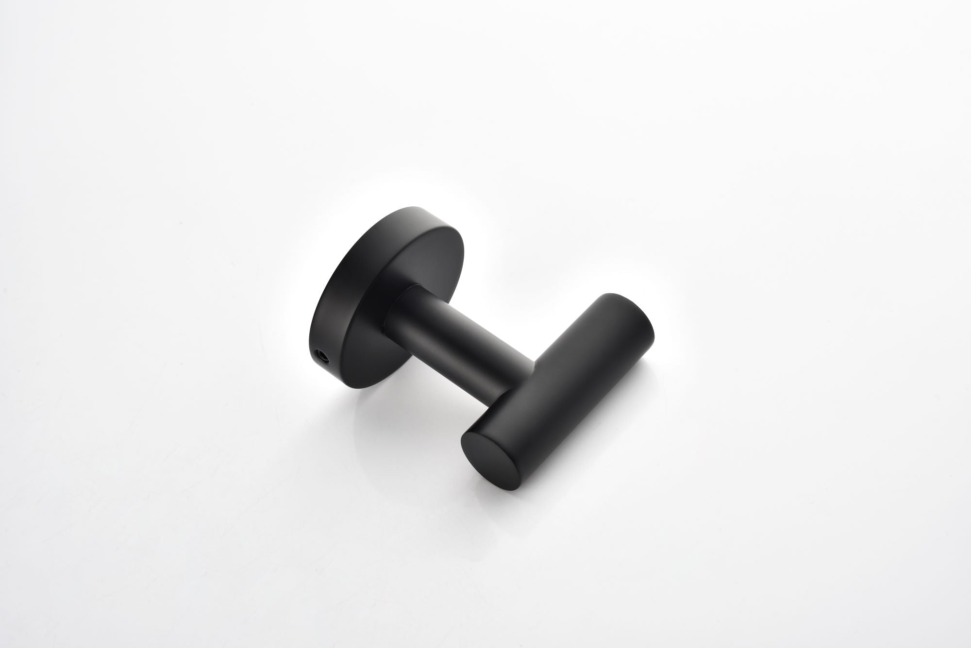 6 Pack Bathroom Towel Hooks Coat Hooks Shower Kitchen Wall Hooks, Matte Black
