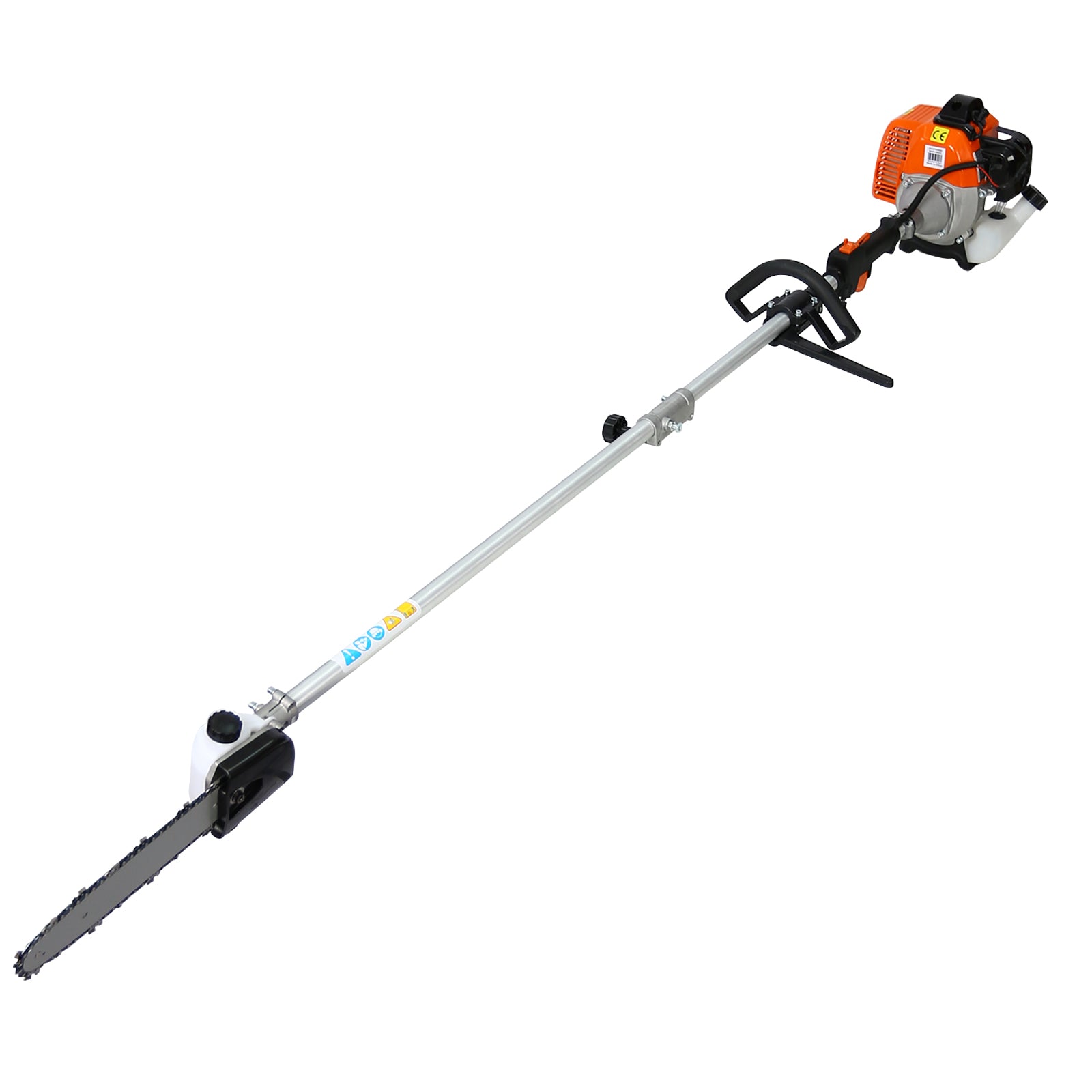 4-in-1 33CC Gas Garden Tool System with Pole Saw, Hedge Trimmer & Brush Cutter