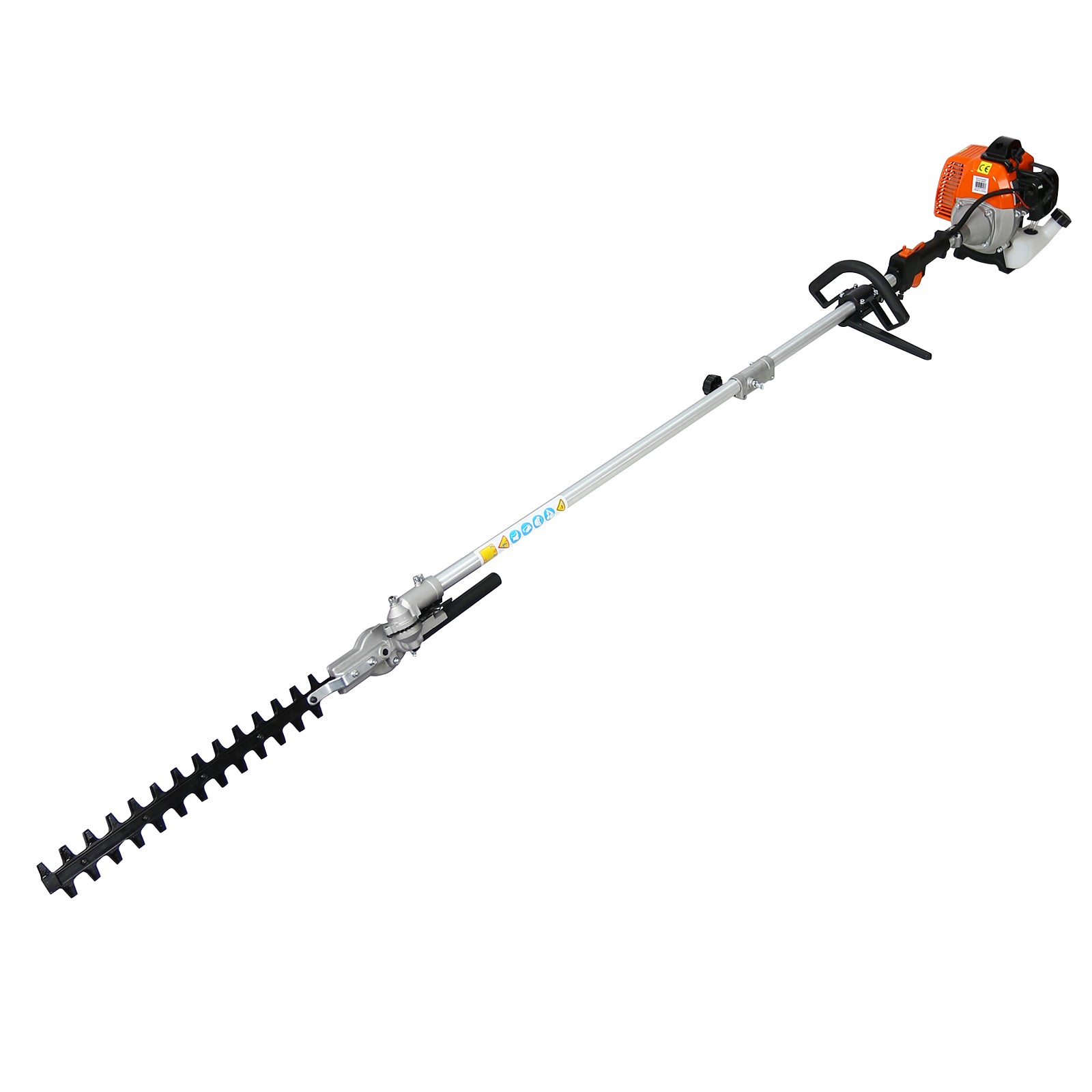 10-in-1 33CC Gas Garden Tool System with Pole Saw, Hedge Trimmer & Brush Cutter