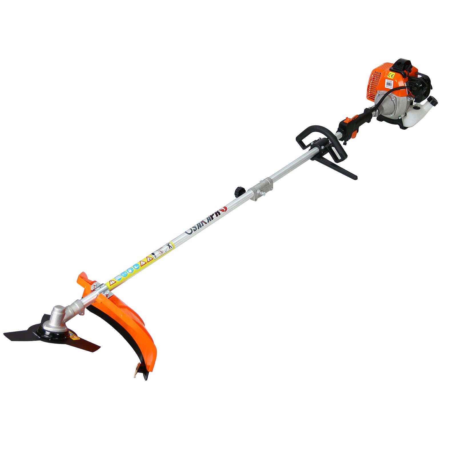 10-in-1 33CC Gas Garden Tool System with Pole Saw, Hedge Trimmer & Brush Cutter