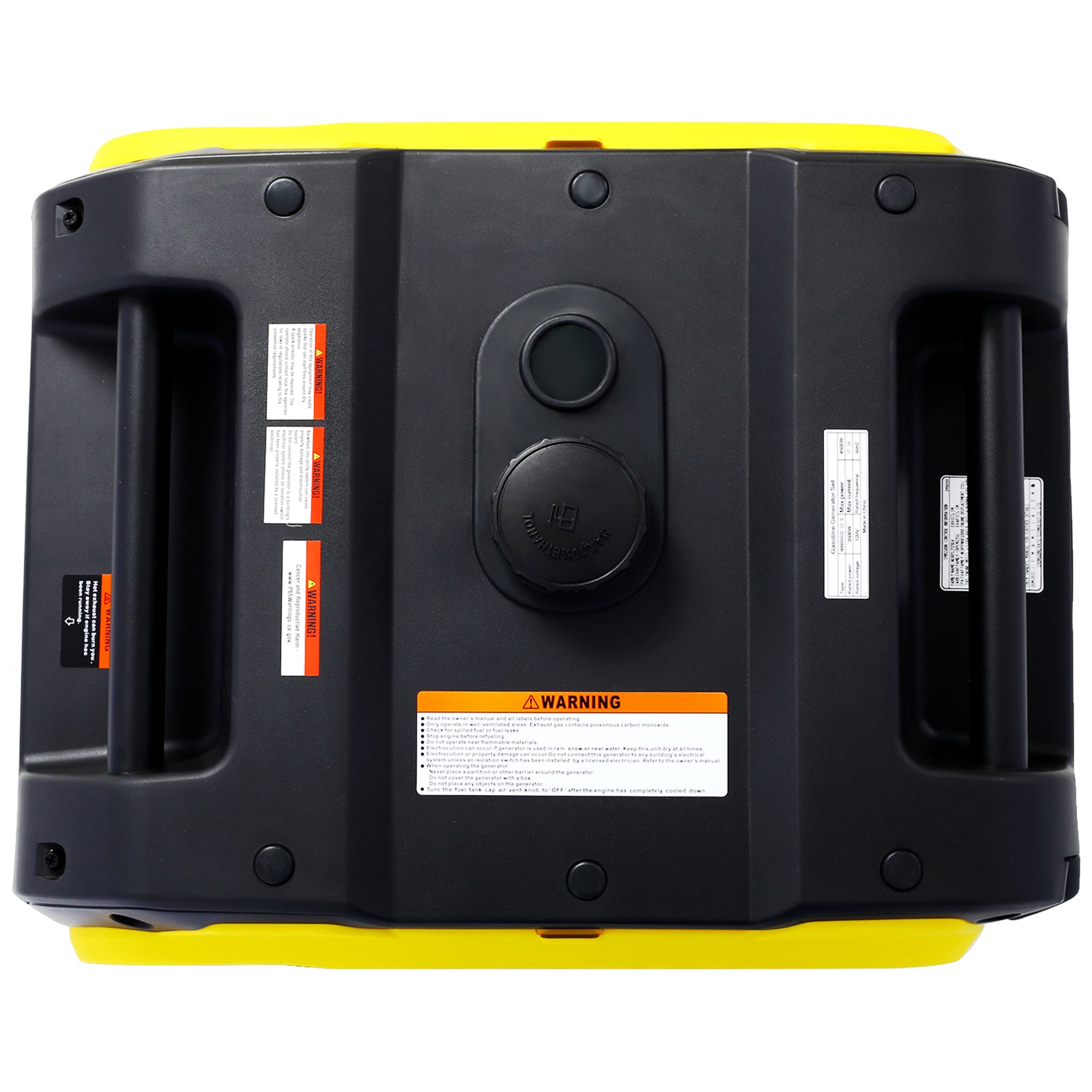 Super quiet Inverter Generator 4500w portable generator electric start, foldable handle with wheel,212cc 4 stroke EPA compliant