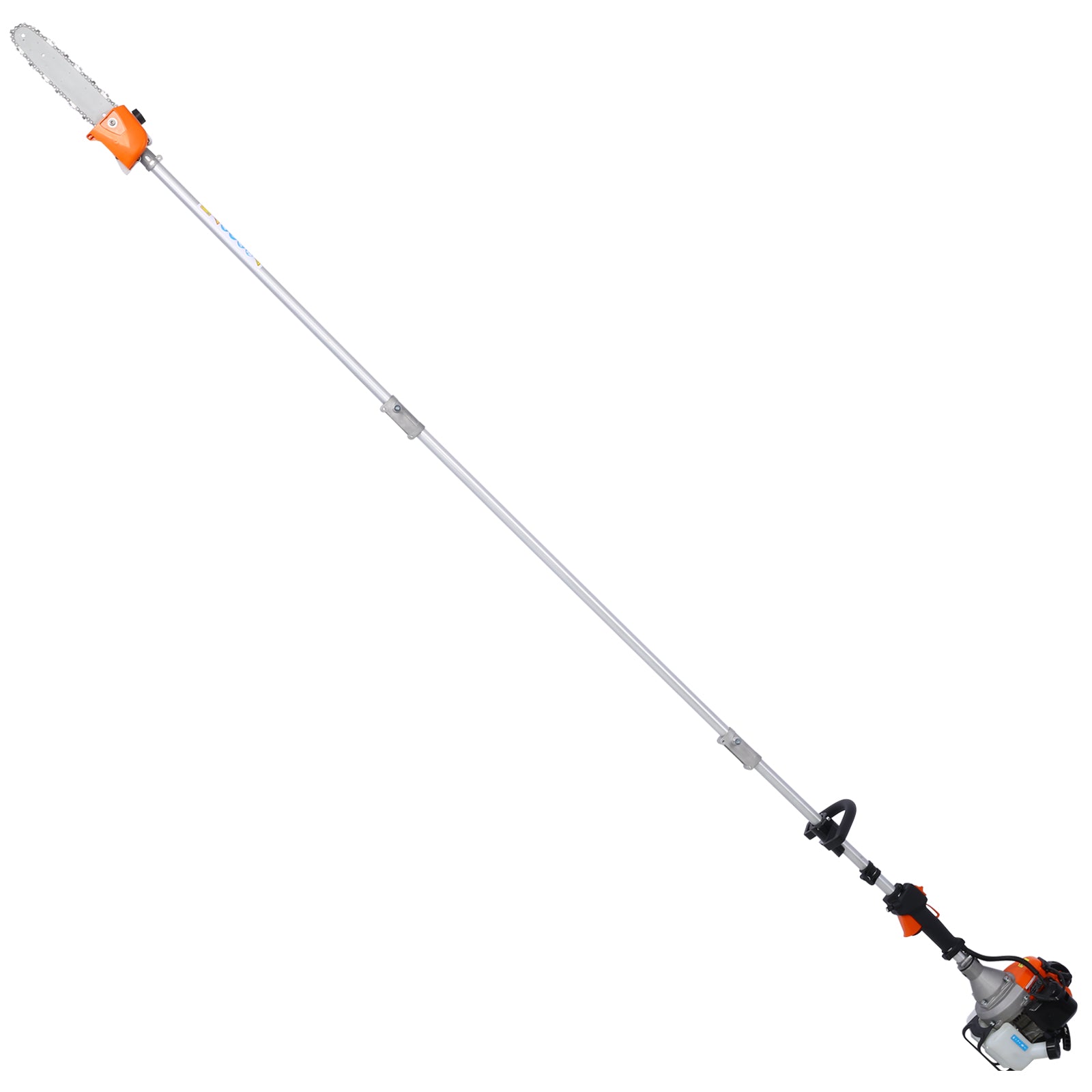 10-in-1 33CC Gas Garden Tool System with Pole Saw, Hedge Trimmer & Brush Cutter